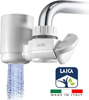 LAICA Venezia Intelligent Filter System, Made in Italy, 900 Filtered Water, Adapter for Tap and Steel Water Bottle, 0.5 Lt