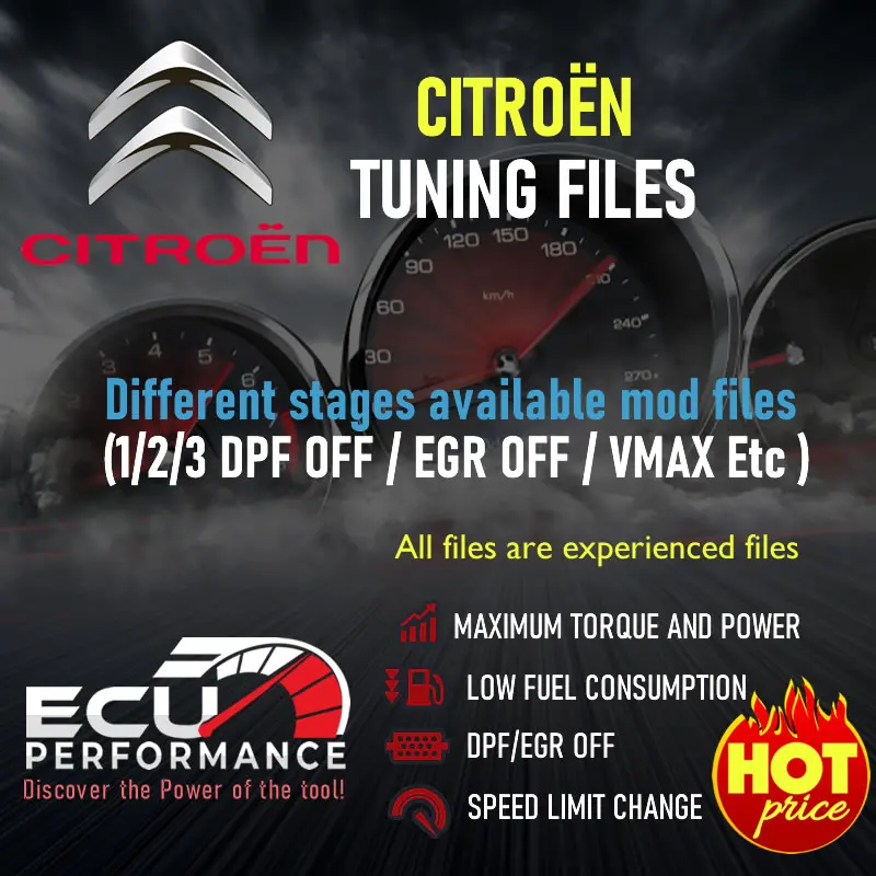 

Citroen Moded Ecu Files Remapping Stage1,Stage 2...etc - Total 1 GB