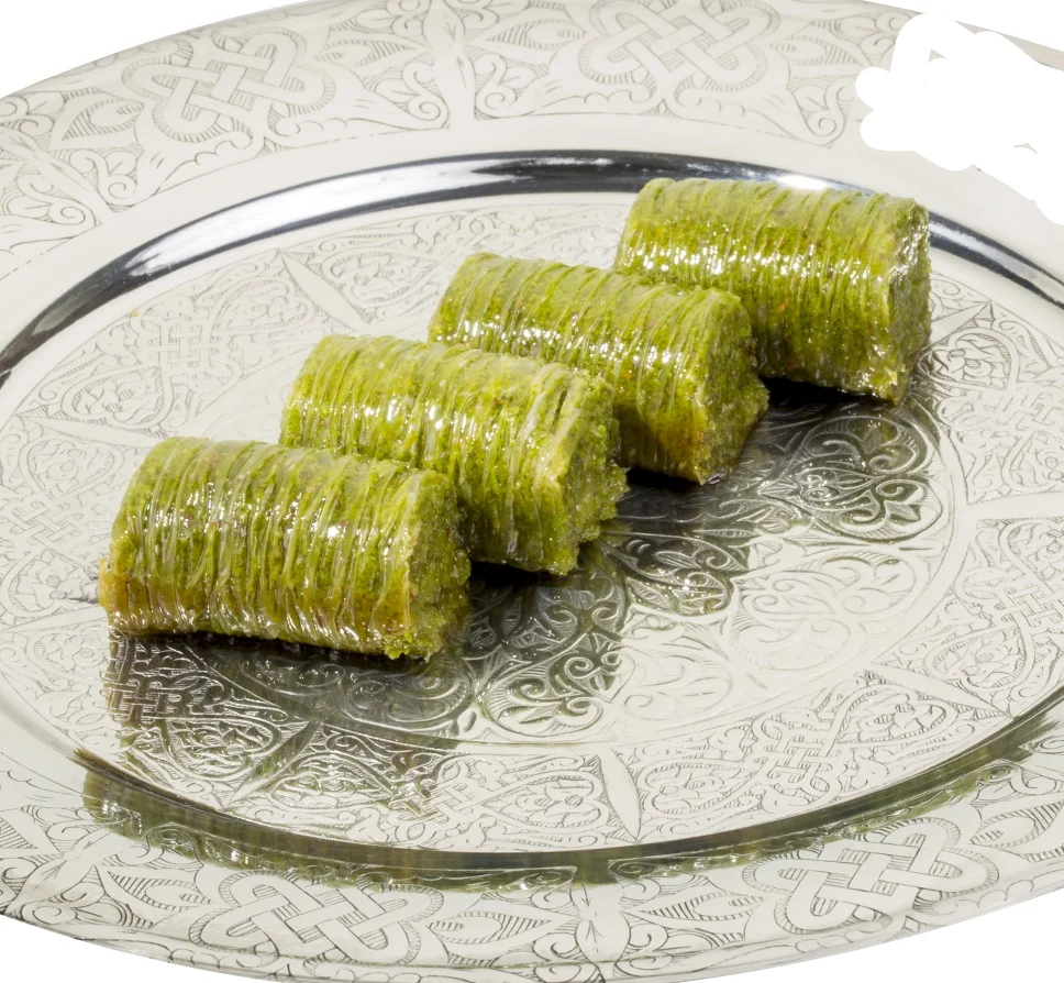 

WITH GREAT TASTE AND AMAZING AROMA, CRISPY BAKLAVA WITH PISTACHIO 1 KG WRAPPED FREE SHIPPING