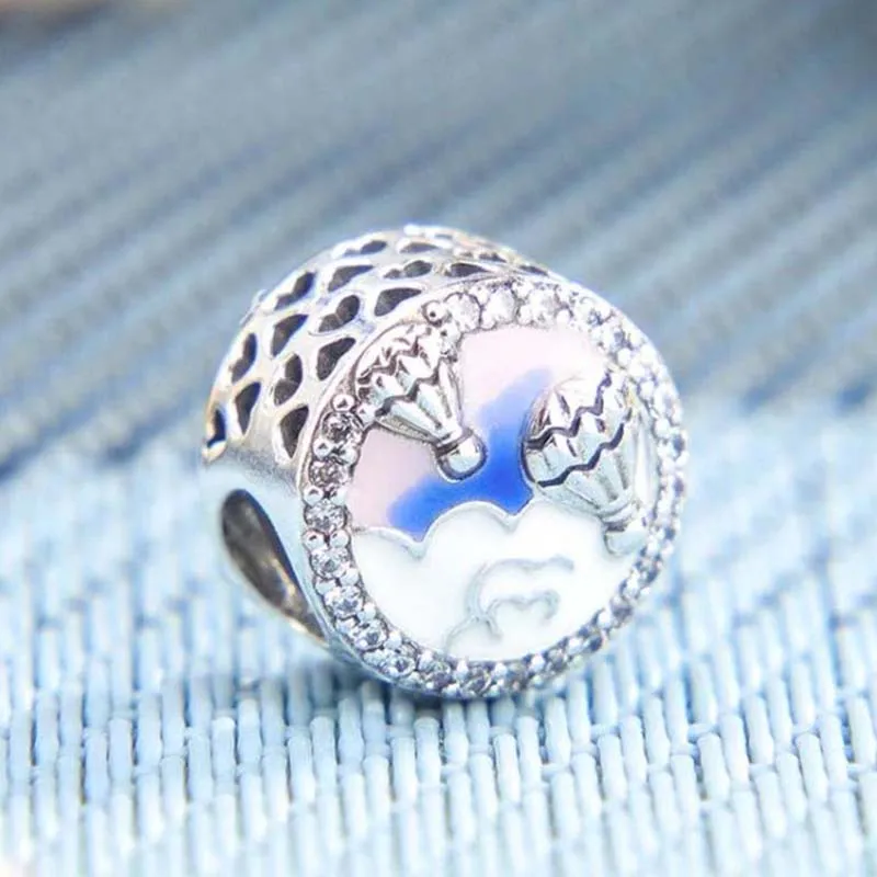 Шармы-бусины из серебра 925 пробы для браслетов Pandora