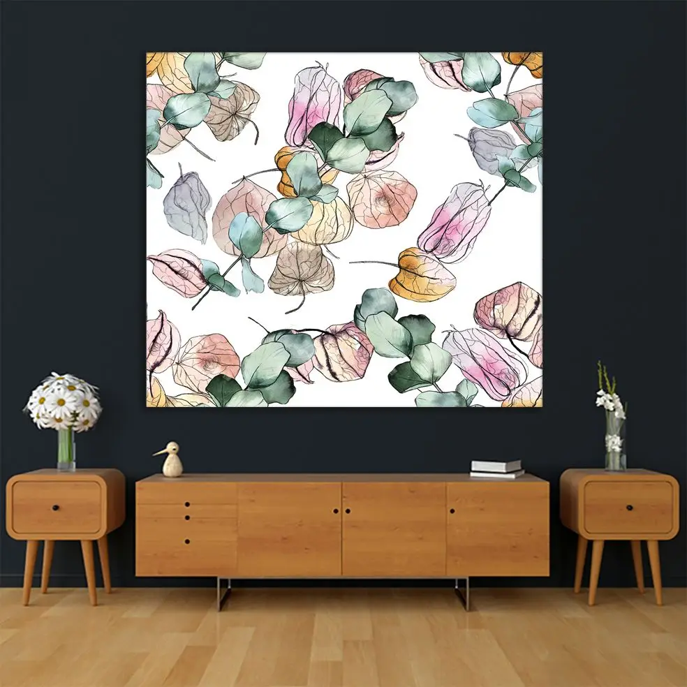 Гобелен Physalis накидка гусиная ягода ветви растений с фруктами и листьями