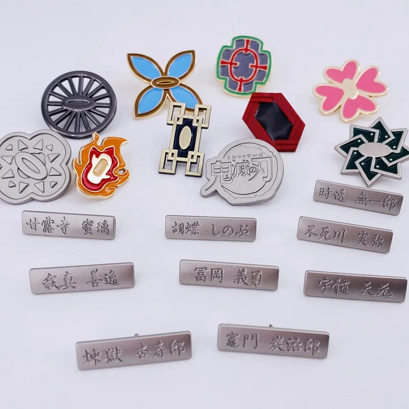 

Anime Brooch 1pcs Demon Slayer Brooch Metal Badge Brooch Ornaments Tanjirouni Bean Butterfly Ninja Collection Gifts Y489