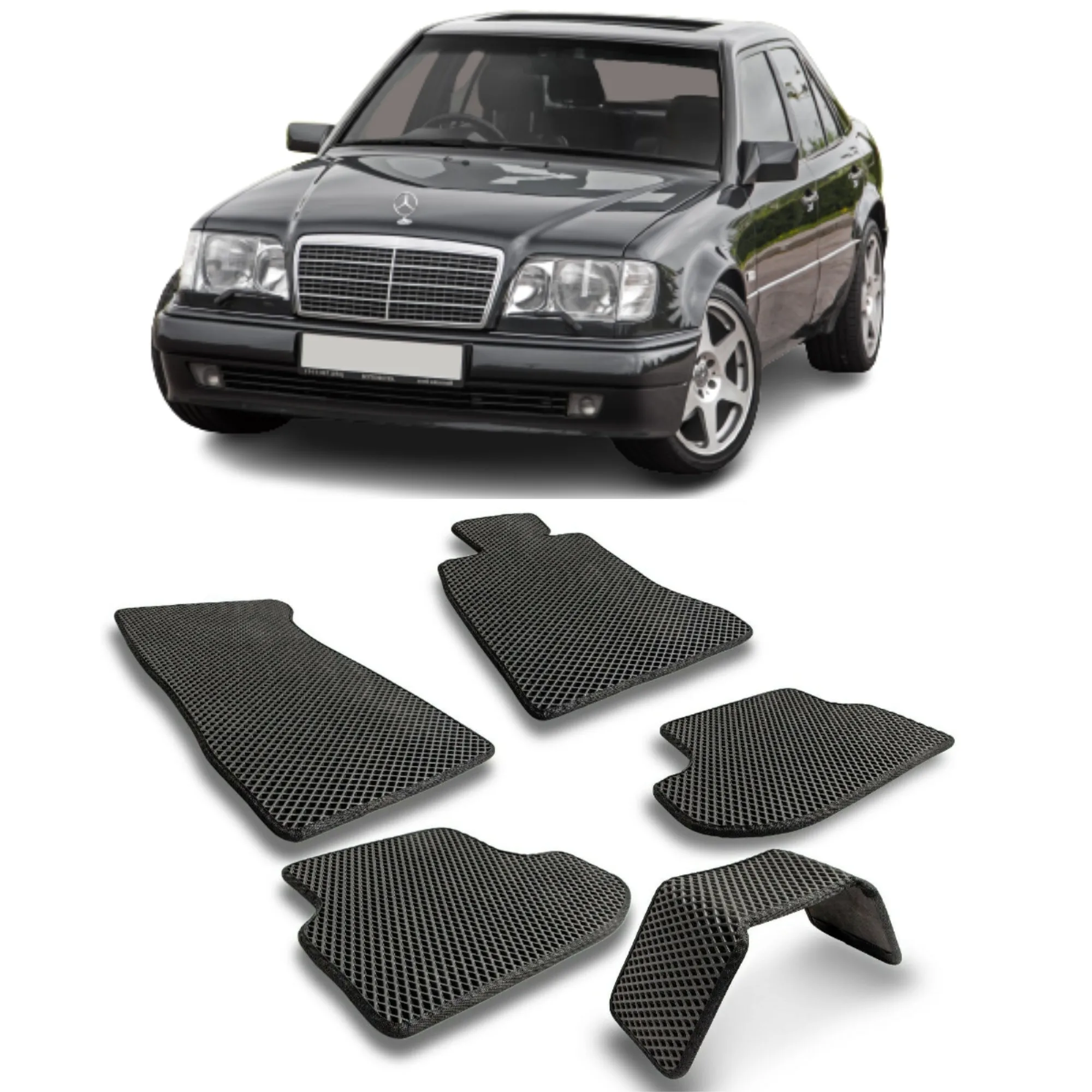 Автомобильные Ева Эва Коврики CT-0365 Для Салона Аксессуар На Пол Авто Mercedes Е (W124) I
