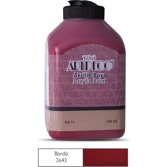 SERESSTORE Artdeco Acrylic Wood Paint 500 ml Burgundy