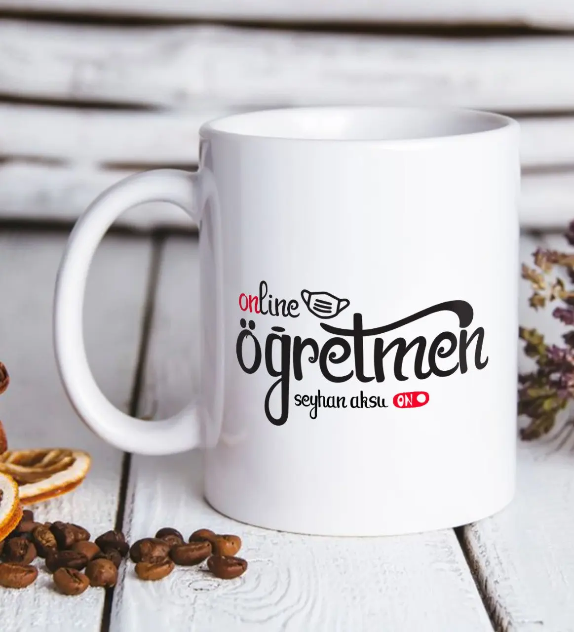 

Персонализированные пользовательские онлайн учительницы белая кружка Bardak-1