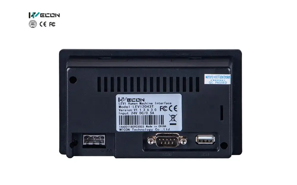 Сенсорный экран LEVI2043T Wecon HMI 4 3 дюйма поддержка RS232/ RS485/RS422|screen|screen 4.3screen touch |