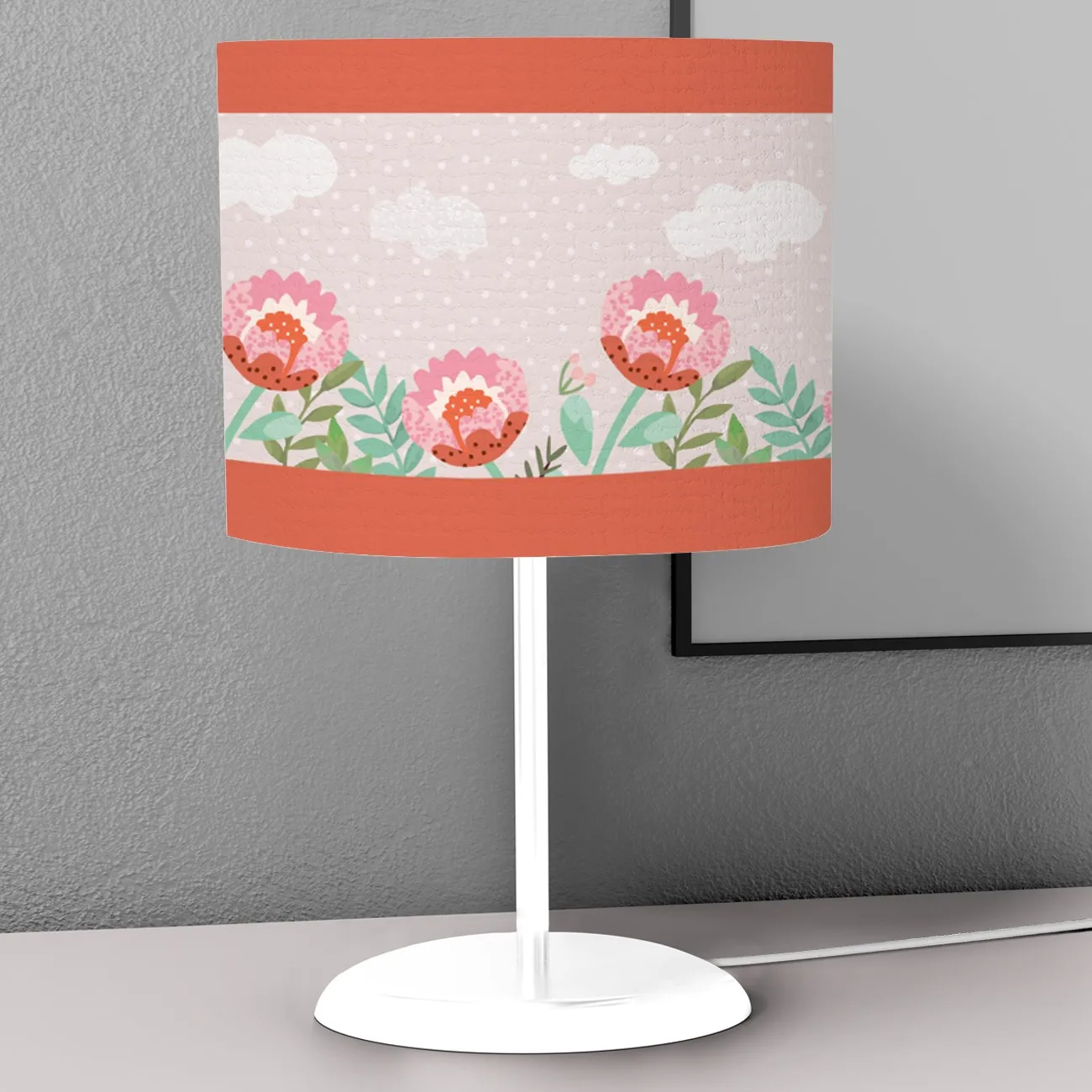 

Desk Lamps Decoration Table Night Lights Control For Baby Bedroom Bedside Lampshade Light Model 024