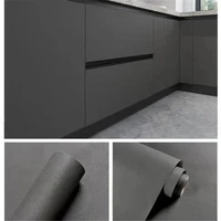 90x500cm gray sticker for kitchen door furniture renew wallpaper desktop cover film adhesive waterproof wall decal home decor