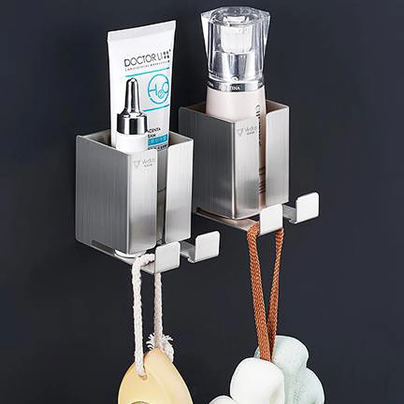 3 шт. держатель для бритвенного станка Нержавеющая сталь настенный клеящийся