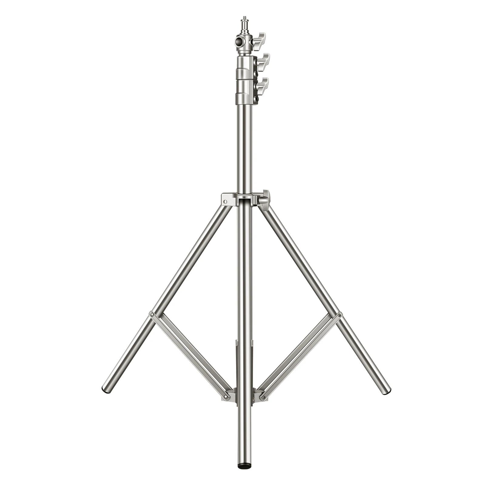 

Neewer Stainless Steel Light Stand, 79 inches/200 centimeters Foldable and Portable Heavy Duty Stand (Silver)