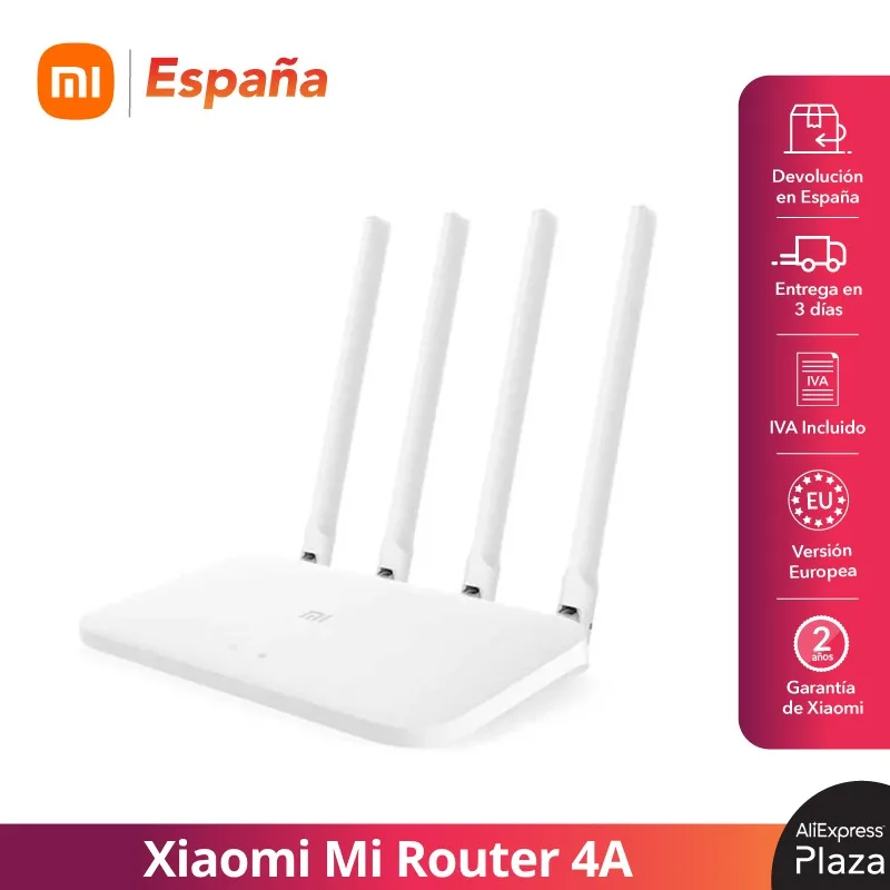 Xiaomi Mi роутер 4A 1167 Мбит/с | Enrutador AC1200 de двойной банда де высокая скорость 4 antenas externas 2