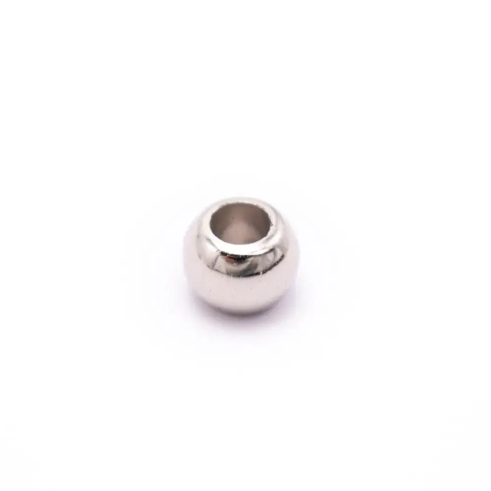 Круглые Кожаные жемчужные шарики белого цвета 20 шт. 5 мм для ювелирных изделий в