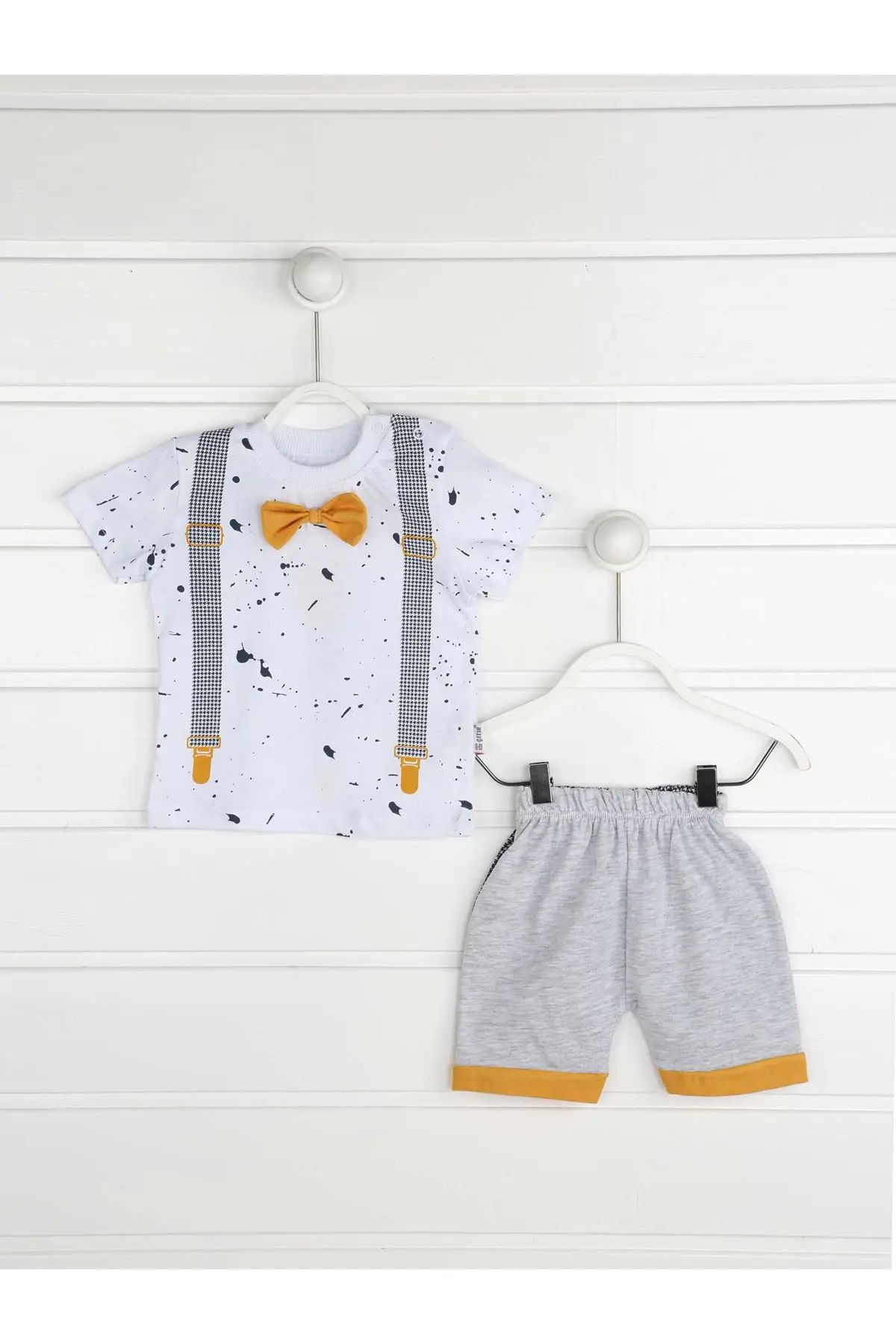 Желтый летний мужской костюм Papyonlu 2 li| |