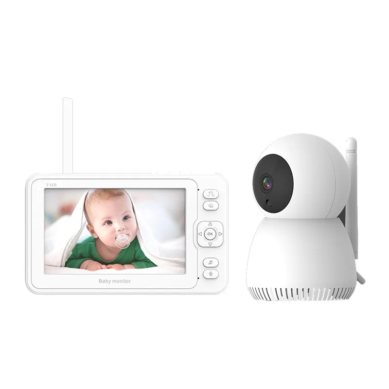 2MP Wireless Digital Video Baby Monitor Camera Rotates 360 Degrees To Monitor The Baby