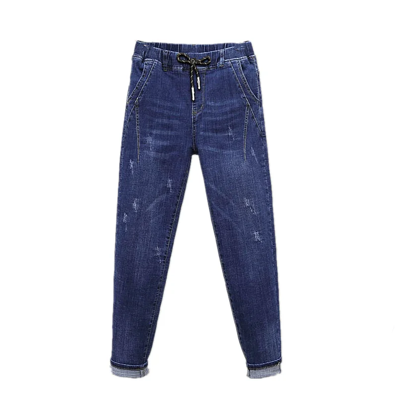 

Vintage Boyfriend Jeans For Women 2022 Trousers Stretch Velvet Denim Pants Female Streetwear High Waist Winter Jeans Mujer J046