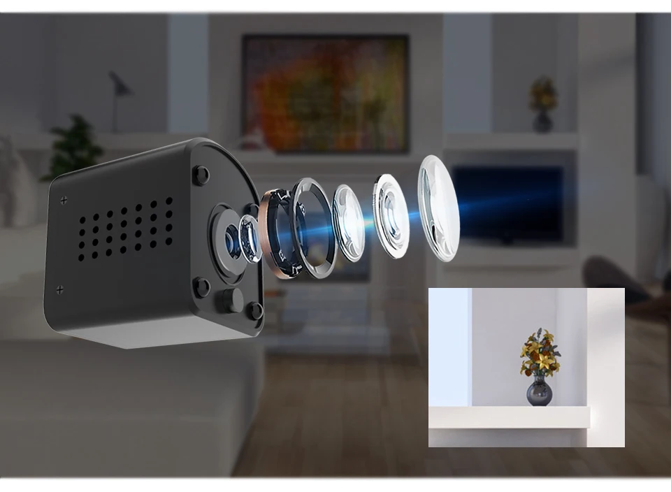 Kervay 1080P HD wifi мини-камера приложение дистанционное управление Обнаружение движения HD ночное видение TF карта Запись wifi домашняя камера безопасности