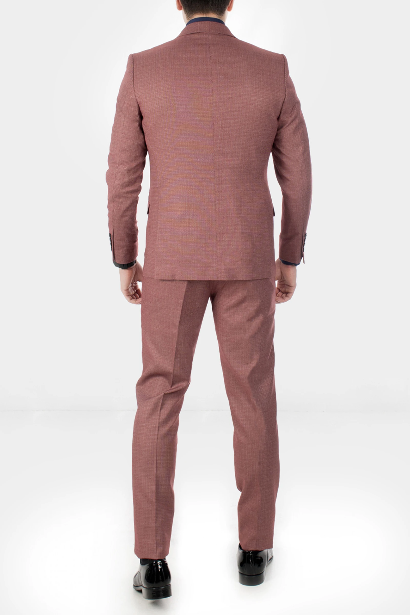 

DeepSEA Tile Luxury Men 'S Suit Tuxedo Pattern Fabric Tight-Fitting Mould Daily Wedding Groom Business (Blazer + Pants + vest) 1910953