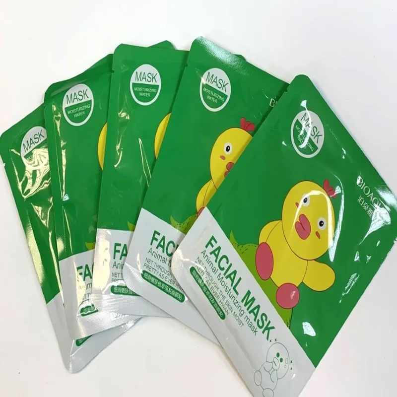Тканевая увлажняющая маска для лица с экстрактом граната Bioaqua NO.BQY8494. 30гр.цена за