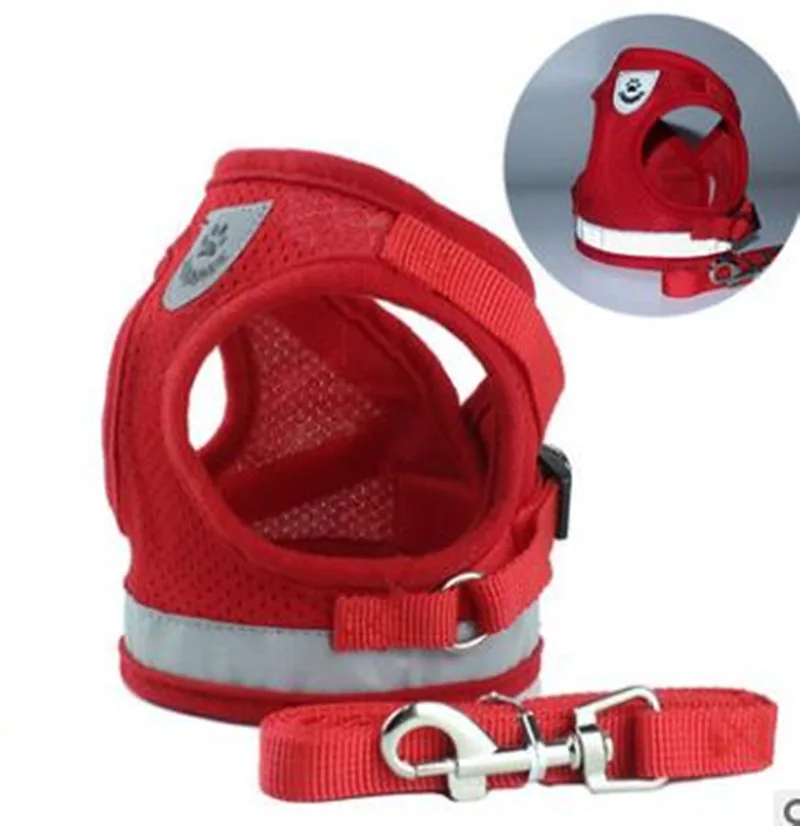 

Adjustable Chest Pet Chest Vest Dog Harnesses Pet Collars Pet Chest Back Traction Belt Walking Lead Leash Strap Belt