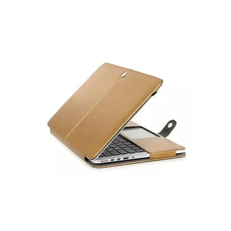 Чехол-книжка кожаный для MacBook 13.3&quot Retina золотистый | Компьютеры и офис