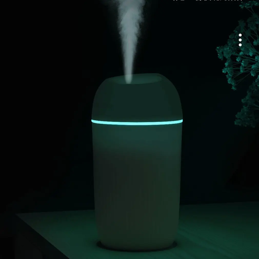 

1 PCS 400ML USB Silent Air Humidifier Gentle Night Light Aroma Diffuser Continuous/Intermittent Spray Can Work For 8-12 Hours