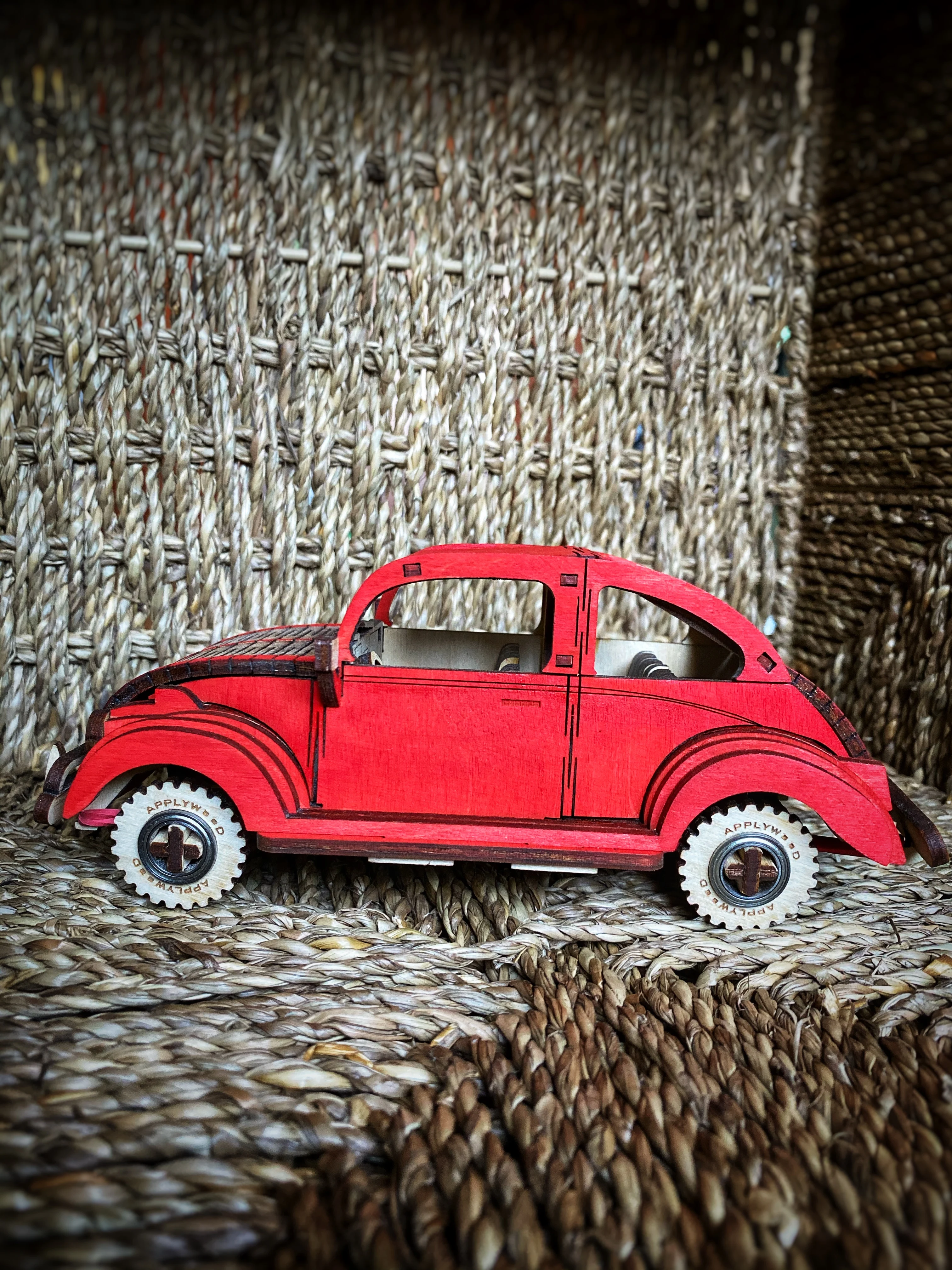 Фольксваген жук vw beetle kafer деревянная игрушка ручной работы |