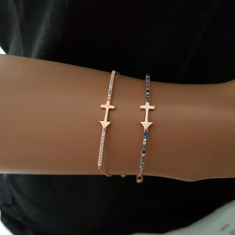 Браслет Стрелец браслет гороскоп знак звезды 925 серебро Риз золотой со знаком