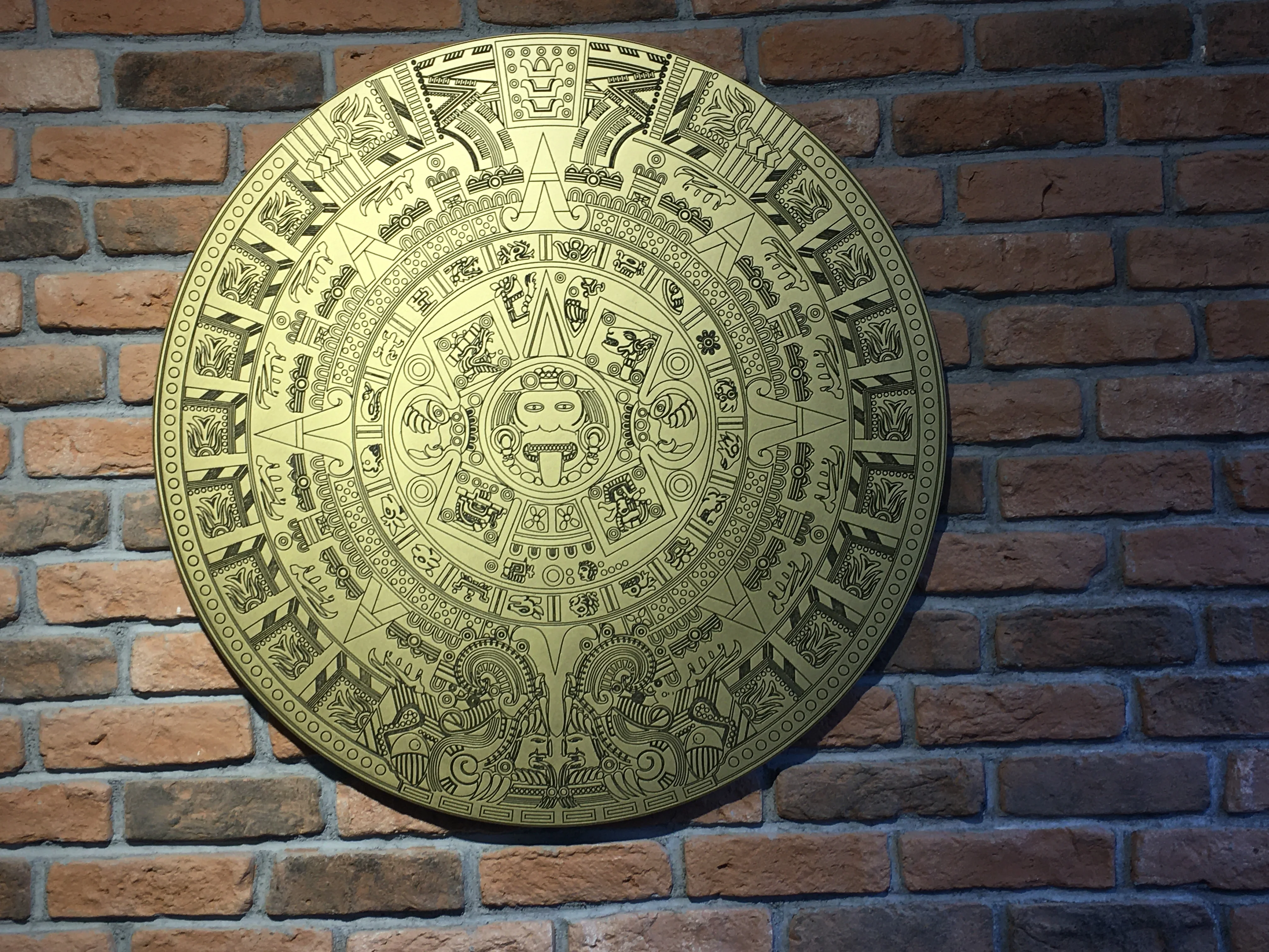 Деревянный настенный Декор AZTEC MAYAN | Мебель