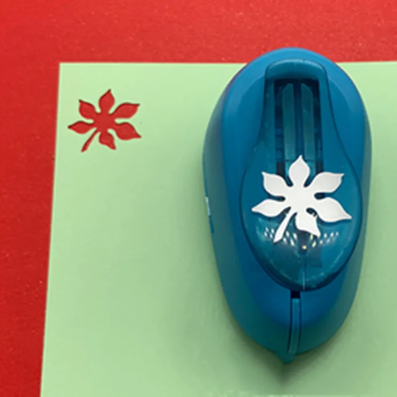 1 дюйм пуансон в форме листьев дерева ремесла ветки и листья дизайн дырокол для