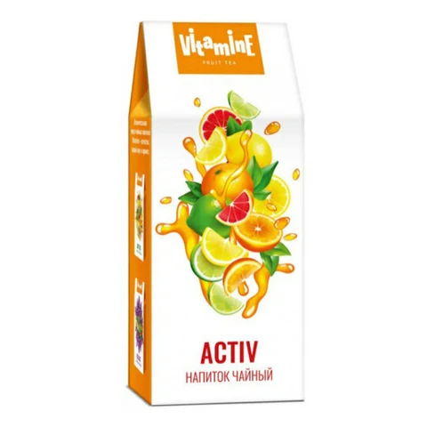 Чайный напиток Nadin Vitamine Activ черный 50 г | Продукты