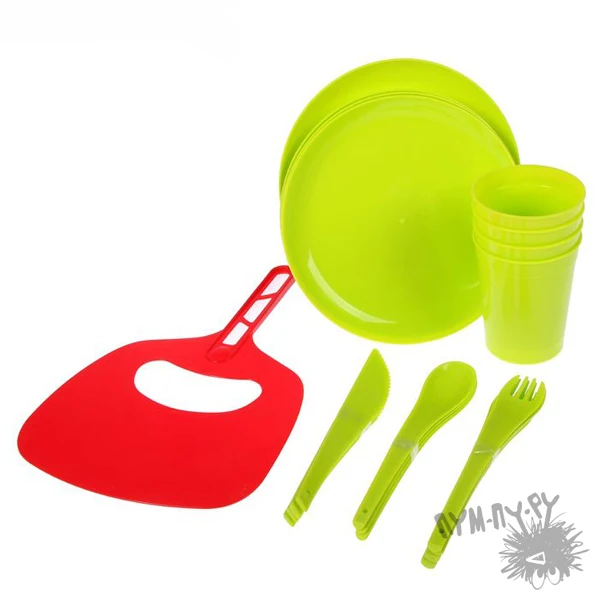 Мини-набор для пикника и барбекю на 4 персоны | Дом сад