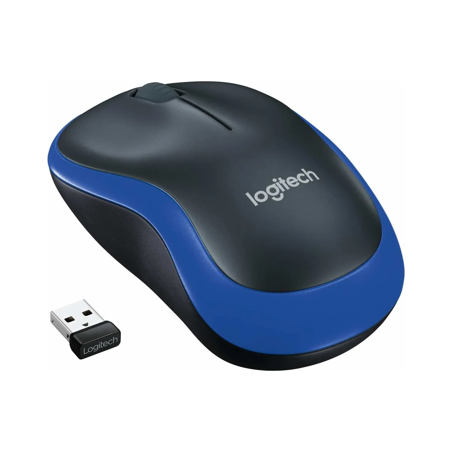 Logitech M185 Wireless Mouse  -  Blue ( Laptop Notebook Computer  TV )