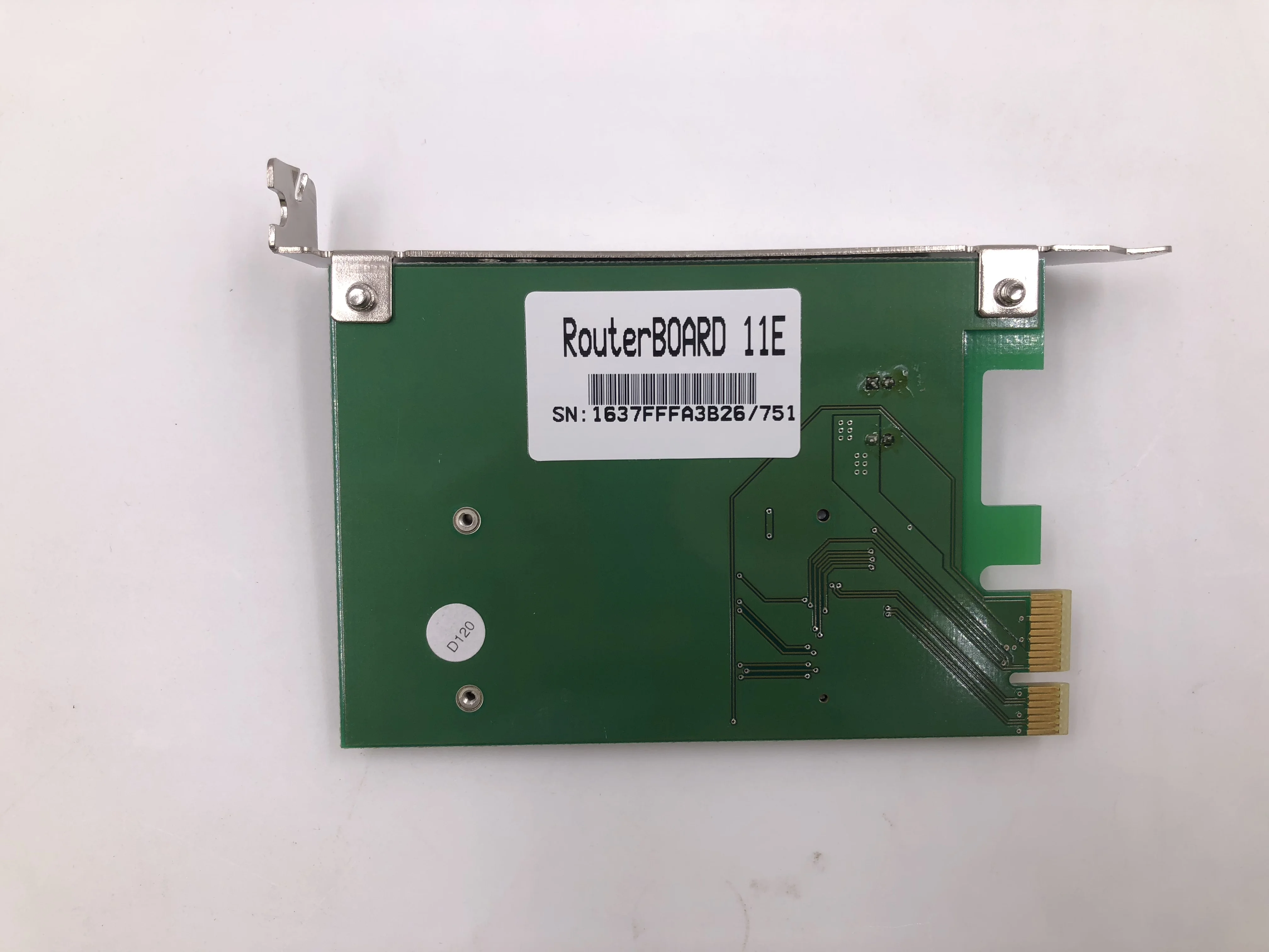 MikroTik RouterBOARD RB11e adapter mPCIe do PCIe