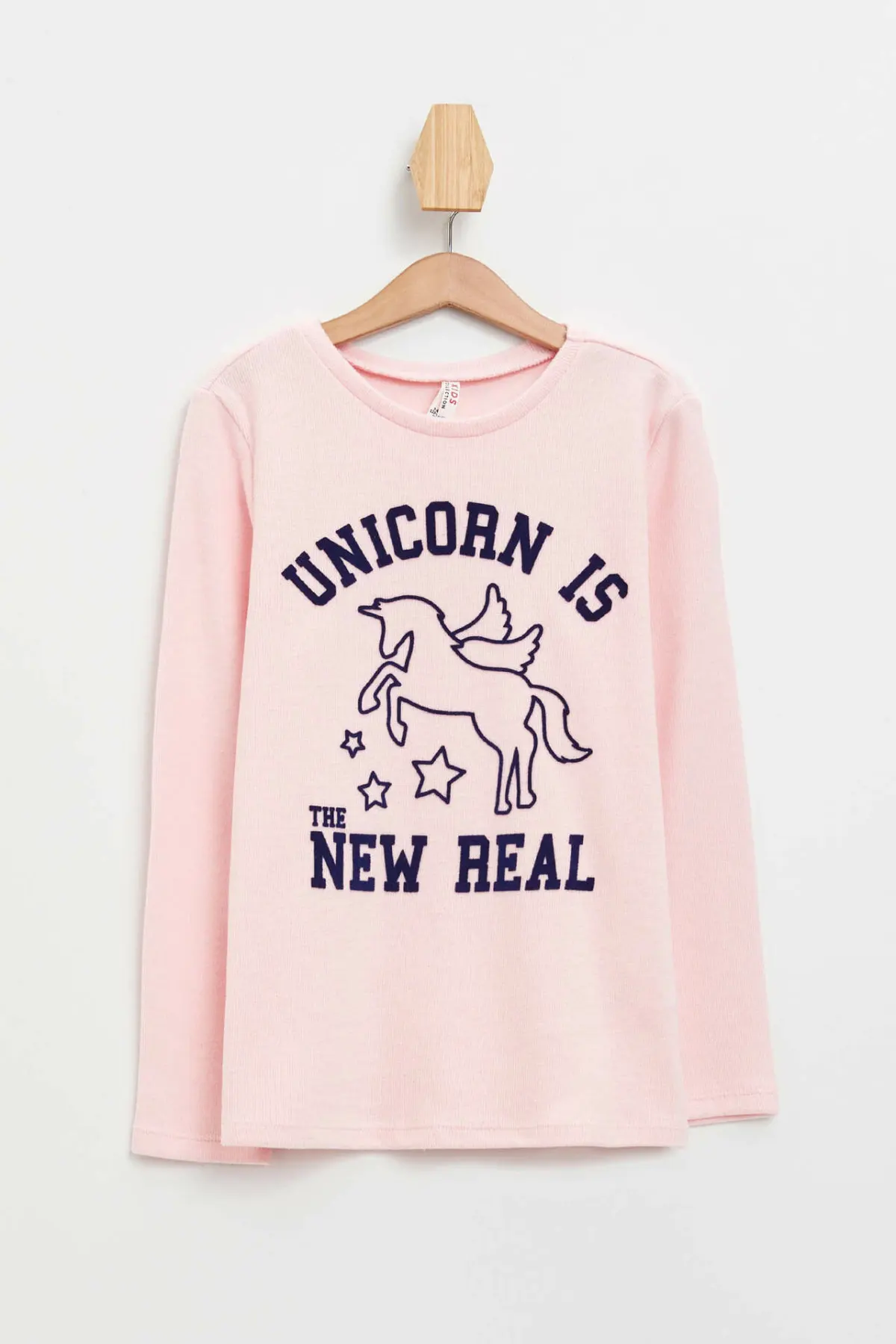 DeFacto/милые розовые пуловеры с круглым вырезом и надписью для девочек