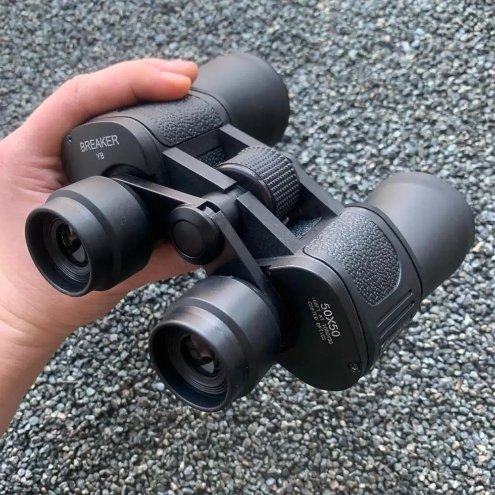 Бинокль 50x50 HD с фиксированным зумом высокое разрешение для охоты рыбалки туризма