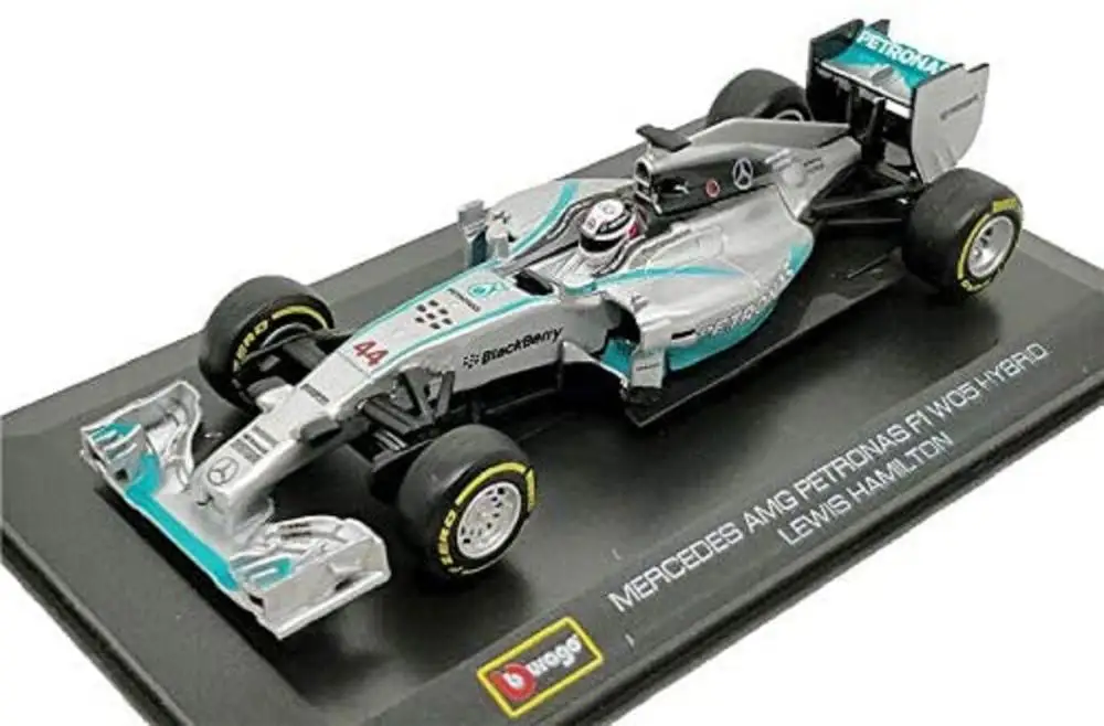 

Bburago 1:32 2014 Mercedes Benz AMG Petronas F1 W05 #44 Lewis Hamilton Diecast Car Model New in Box