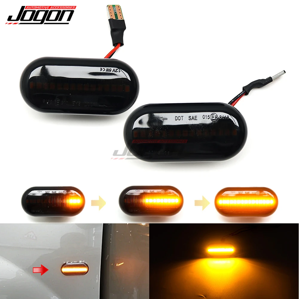 Светодиодный динамический поворотник для Renault Megane 1 Clio1 2 KANGOO ESPACE Dacia Duster Dokker beargy Smart