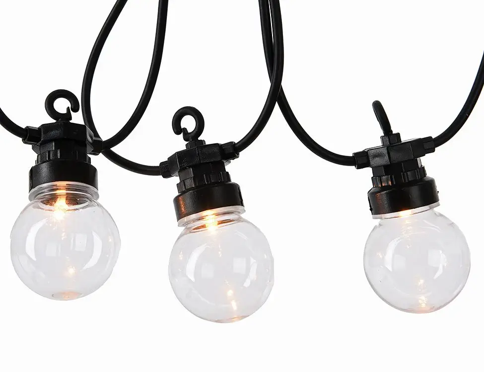 Электрогирлянда ХОРОВОД ОГНЕЙ 20 экстра-тёплых белых LED-ламп 9.5+5 м коннектор
