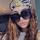 Очки солнцезащитные женские большие, модные брендовые квадратные солнечные очки в большой оправе, в винтажном стиле