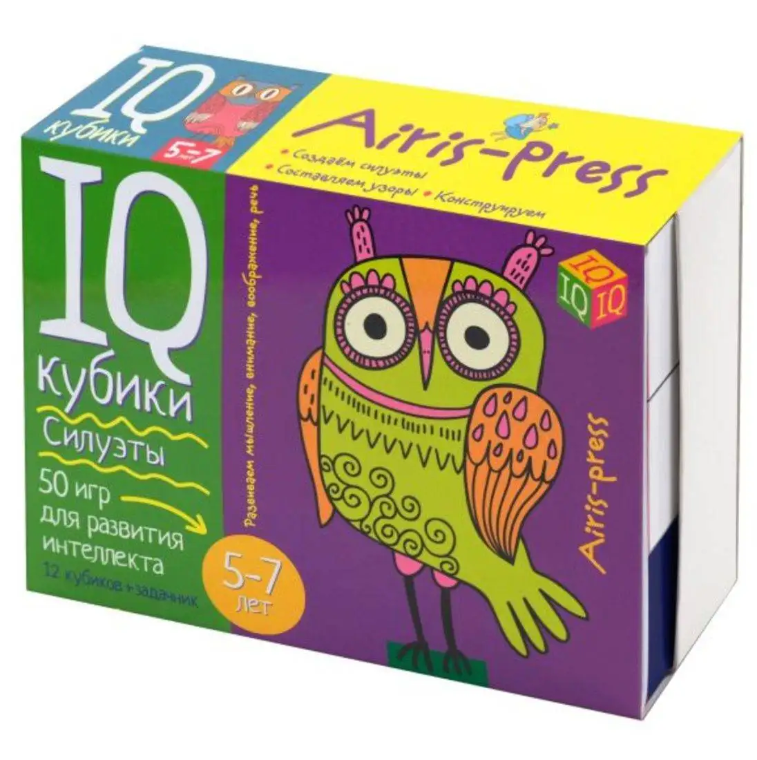 Smart Cubes &quotSilhouettes&quot 50 games for the development of intelligence Aerith press 27490 | Игрушки и хобби