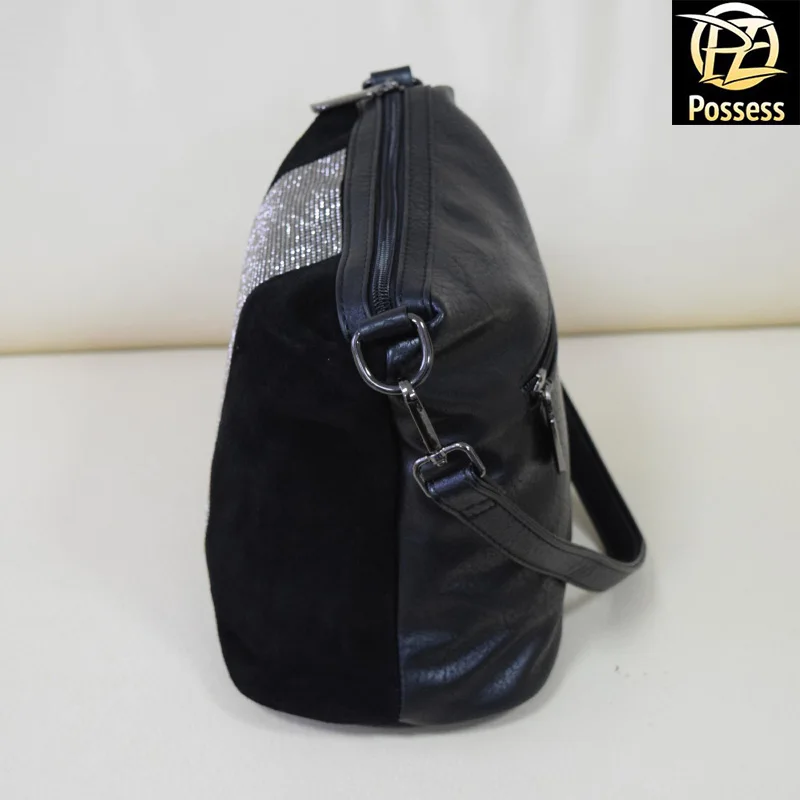 женская сумка лицевая сторона натуральная замша C49 |