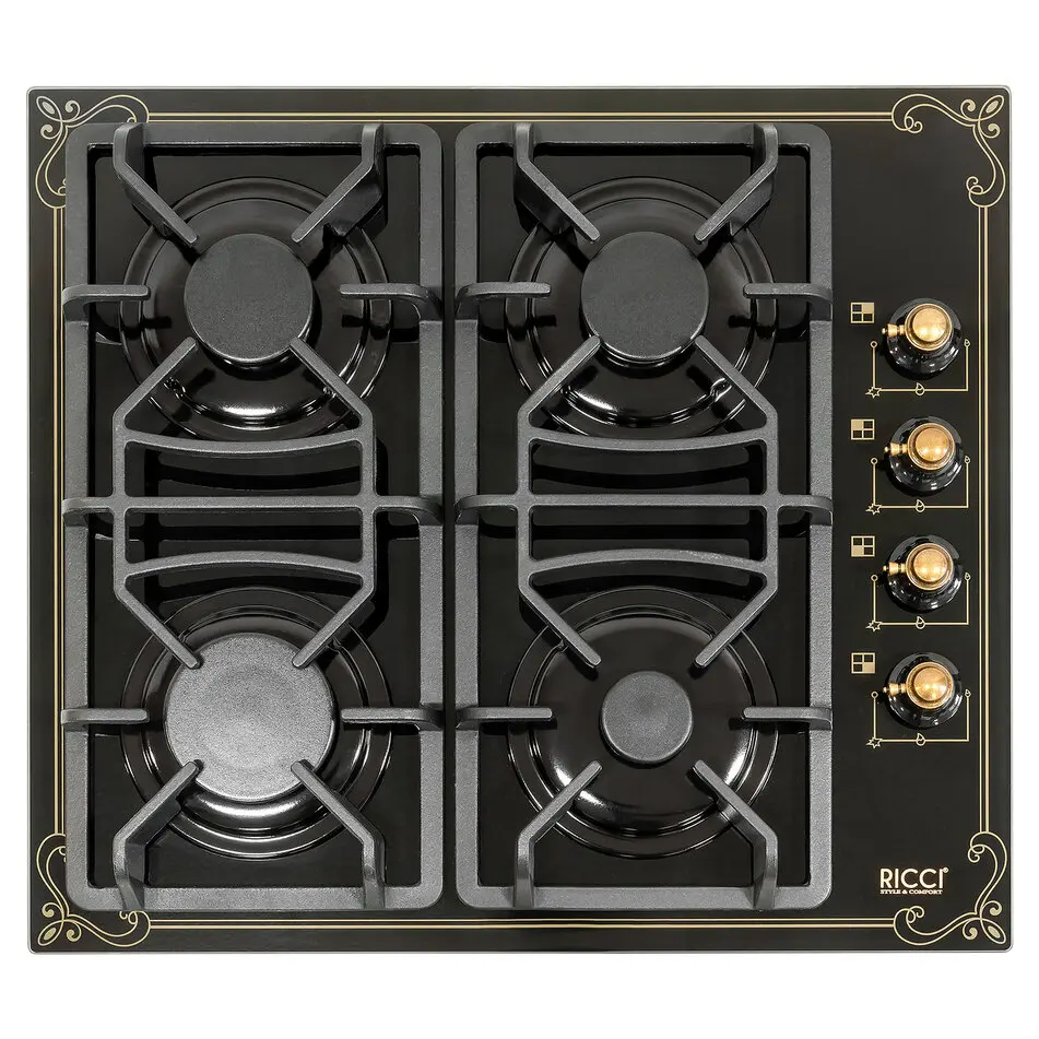 Газовая варочная панель RICCI RGN-650BL | Бытовая техника