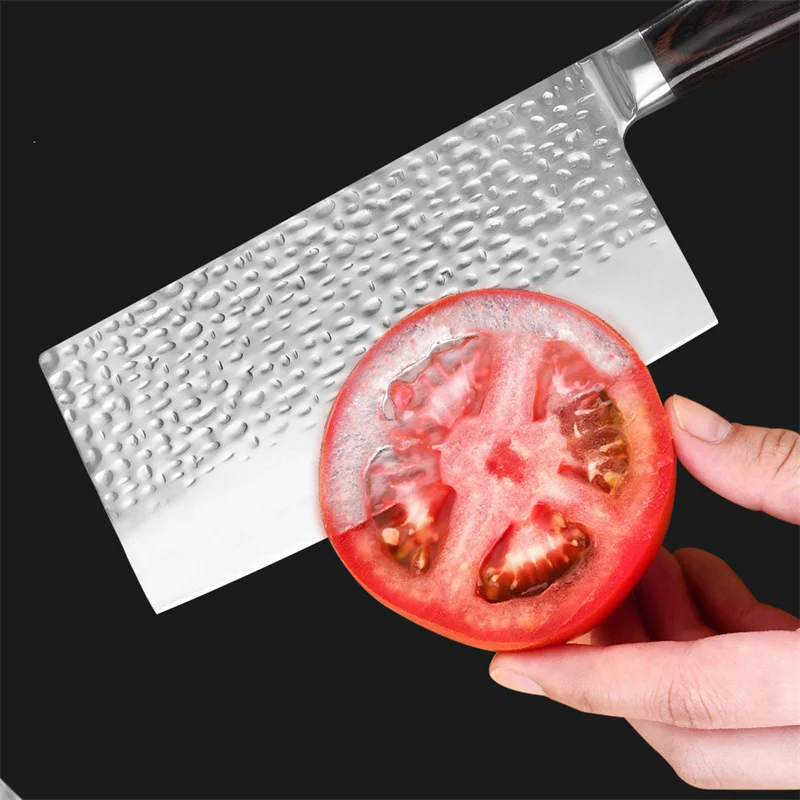 7-дюймовый кованый кухонный нож из нержавеющей стали острый для нарезки 1 шт. |