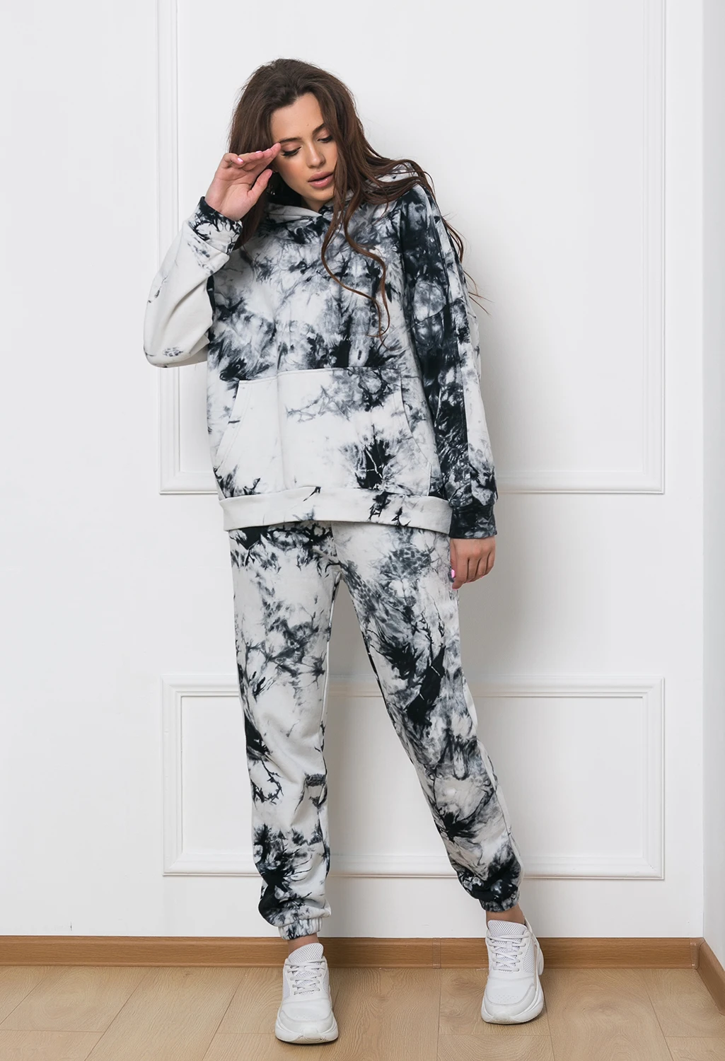 Худи женское Jetty (635-19) из футера