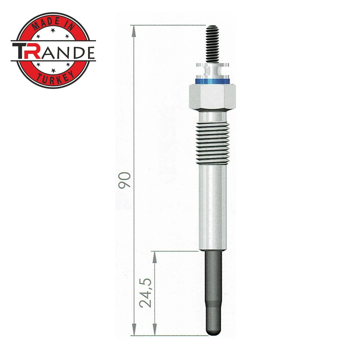 Яркая свеча Trande, 11 в, 1214308, Сделано в Турции