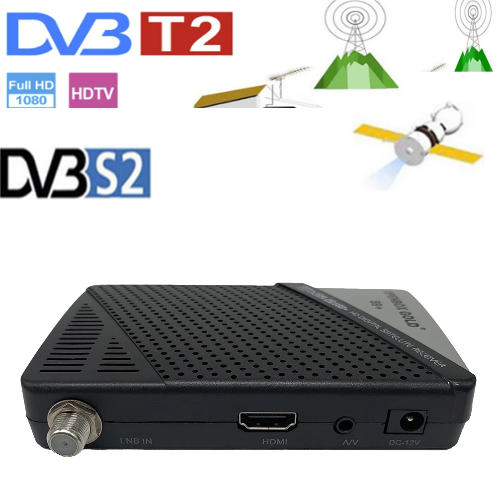 

Спутниковый ресивер DVB S2 T2MI, Европейский ресивер для цифрового ТВ, стандартный декодер T2MI Full 1080P, спутниковый HD DVB S2 T2MI, ТВ-тюнер