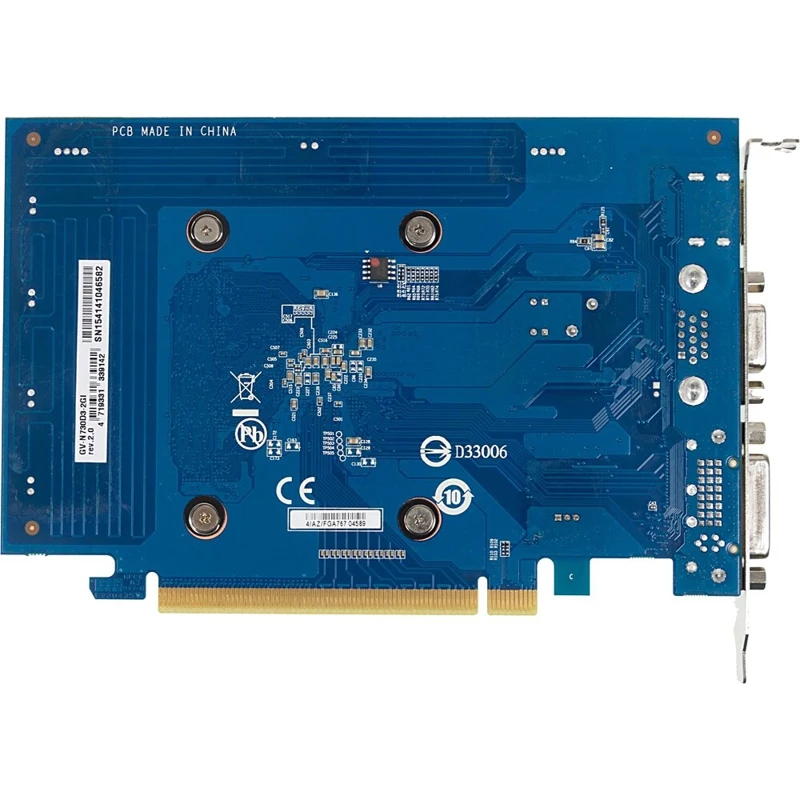 Gigabyte PCI-E gv-n730d3-2gi 3.0 video card 2GB DDR3 64 bit 902MHz 1600MHz DVI HDMI | Graphics Cards