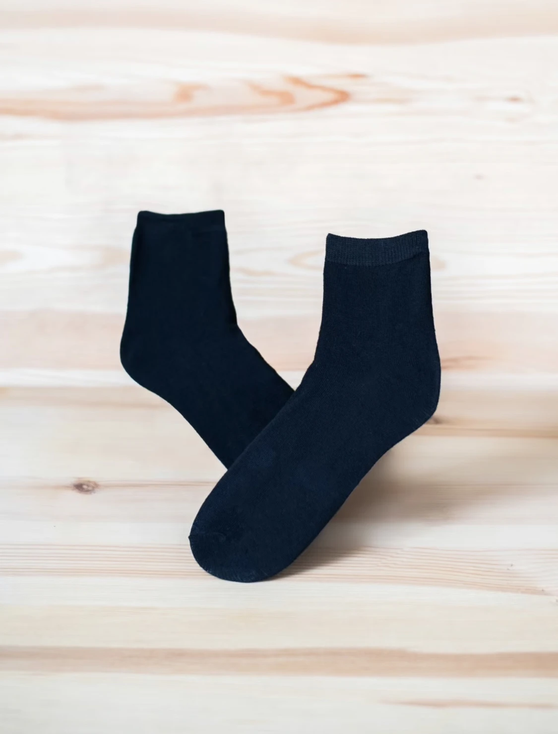 Носки мужские хлопок 100% черные гладкие классические длинные на каждый день 1 пара