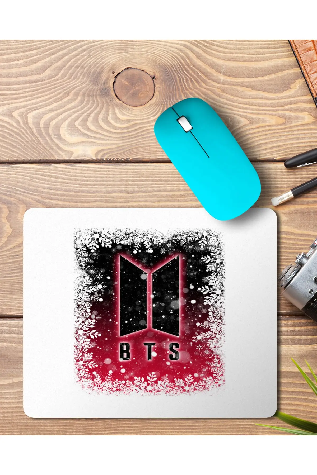 

Taehyung 95 Kpop Dna Printed Mouse Pad Anti-Slip Laptop Computer PC Gaming Antibacterial MousePad Optical Laser 220*180*3 Mm