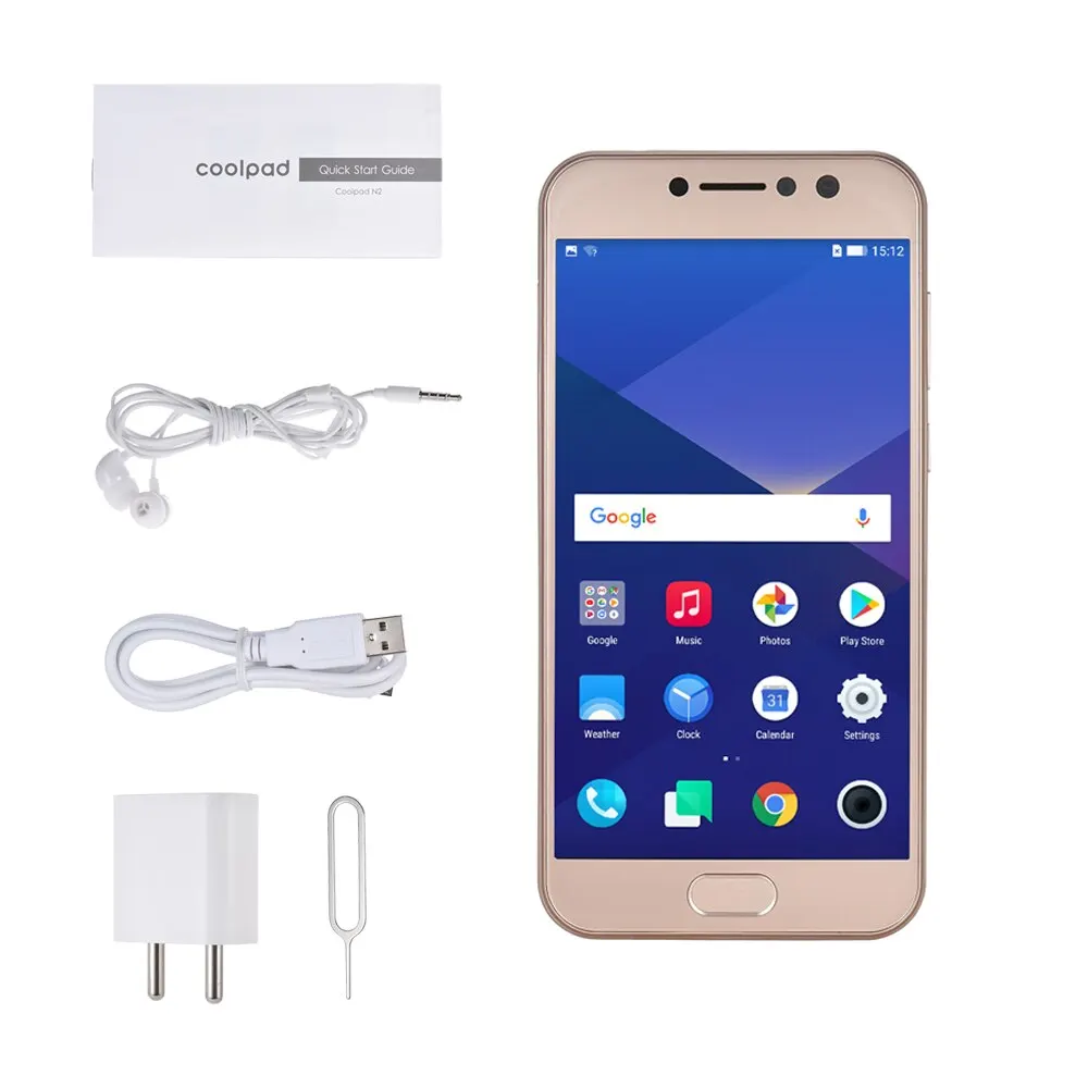 Coolpad примечание 6 Lite 4G, мобильный телефон с функцией 5-дюймовый HD Дисплей Android 7,1 3 Гб оперативной памяти, Оперативная память+ 32 ГБ Встроенная память 13MP 8MP 2500mAh смартфон с отпечатками пальцев